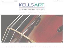 Tablet Screenshot of kellsart.com